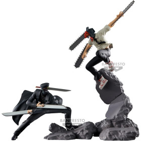 Chainsaw Man - Figurines Combination Battle : Chainsaw Man vs Katana Man