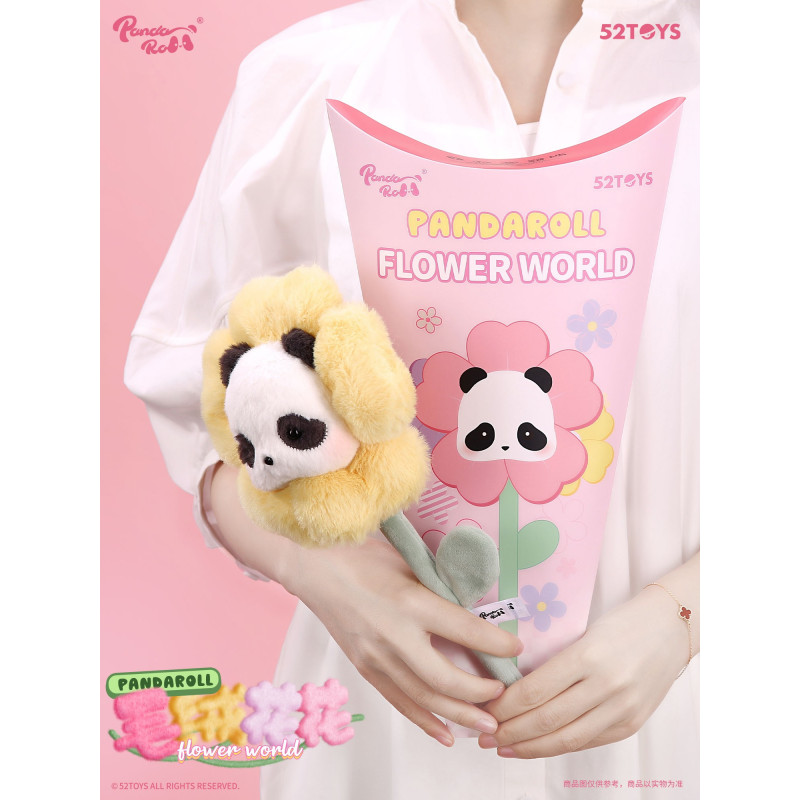 Panda Roll - Peluche Flower World 1 EXEMPLAIRE ALEATOIRE