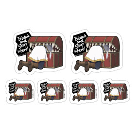 Frieren - Set de 6 autocollants Mimic-eatable Frieren