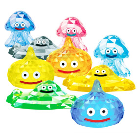 Dragon Quest - Mini figurine Crystal Monsters Diamond Cut Version 2 - 1 EXEMPLAIRE ALEATOIRE