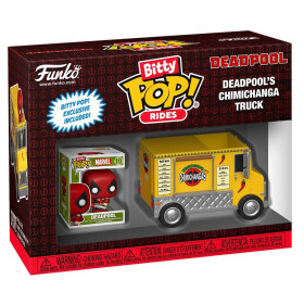 Marvel - Bitty Pop! Rides - Deadpool & Chimichanga Truck 2,5 cm