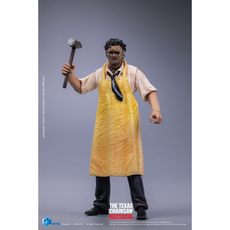 JUIN 2025 : Texas Chainsaw Massacre (1974) - Figurine 1/18 Exquisite Mini Leatherface Killing Mask 11 cm