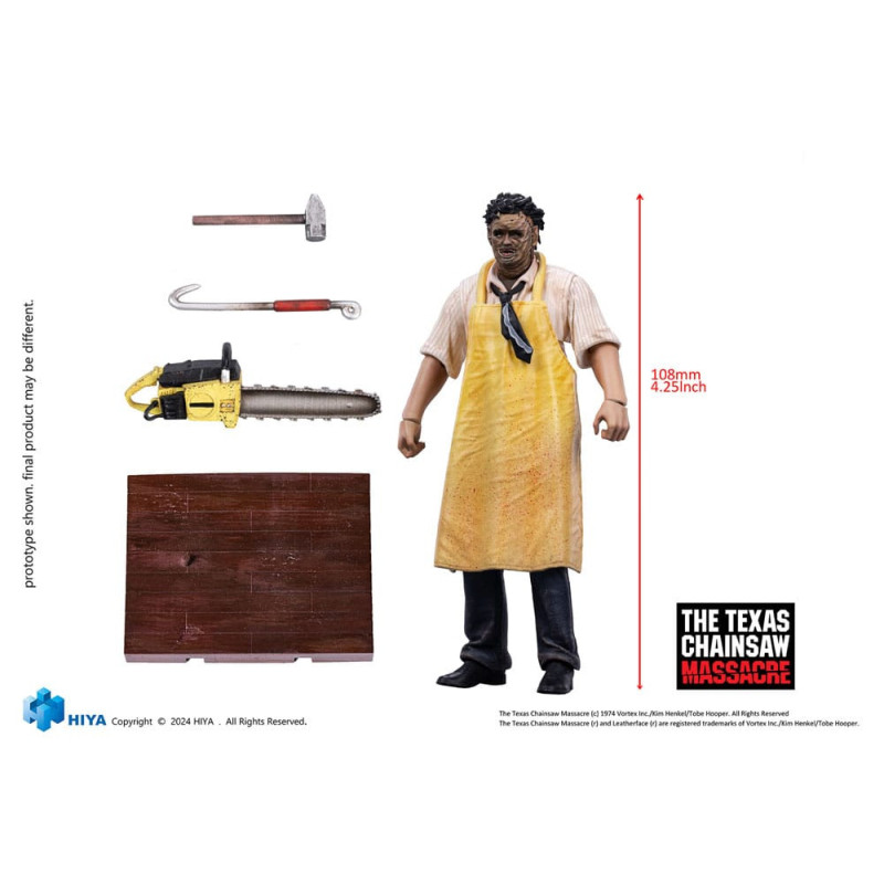 JUIN 2025 : Texas Chainsaw Massacre (1974) - Figurine 1/18 Exquisite Mini Leatherface Killing Mask 11 cm