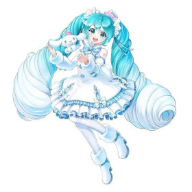 Sanrio Hatsune Miku - Figurine Luminasta : Hatsune Miku x Cinnamoroll