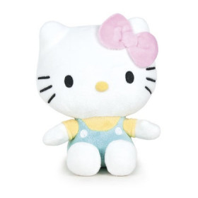 Sanrio - Peluche 15 cm Hello Kitty bleu clair