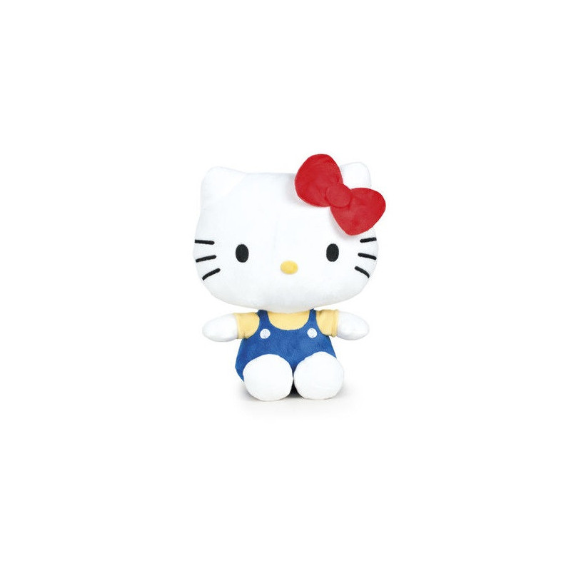 Sanrio - Peluche 15 cm Hello Kitty bleu foncé