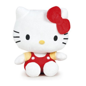 Sanrio - Peluche 15 cm Hello Kitty rouge