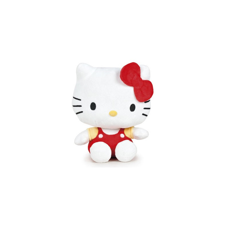 Sanrio - Peluche 15 cm Hello Kitty rouge