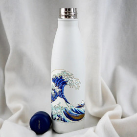 Hokusai - Bouteille gourde isotherme 500 ml La Grande Vague de Kanagawa