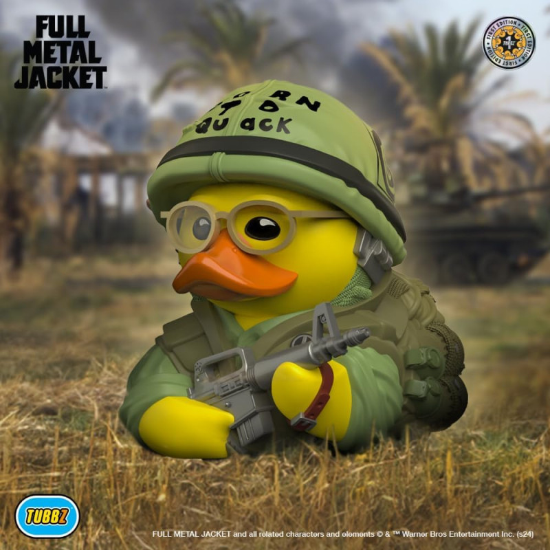 Full Metal Jacket - Canard de bain Tubbz Sgt J.T. "Joker" Davis 1st Edition 10 cm