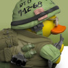 Full Metal Jacket - Canard de bain Tubbz Sgt J.T. "Joker" Davis 1st Edition 10 cm