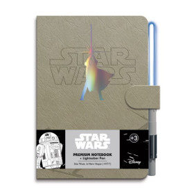 Star Wars - Carnet + stylo à Bille sabre de Luke