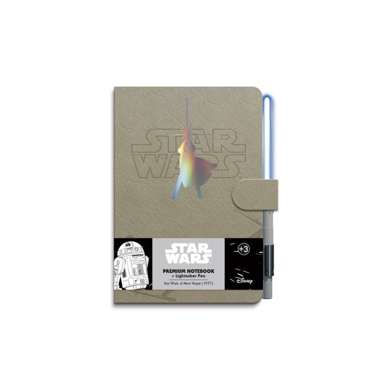 Star Wars - Carnet + stylo à Bille sabre de Luke