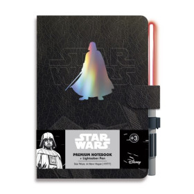 Star Wars - Carnet + stylo à Bille sabre de Darth Vader