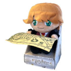 Harry Potter - Peluche 25 cm : Ron Weasley avec Carte du Maraudeur