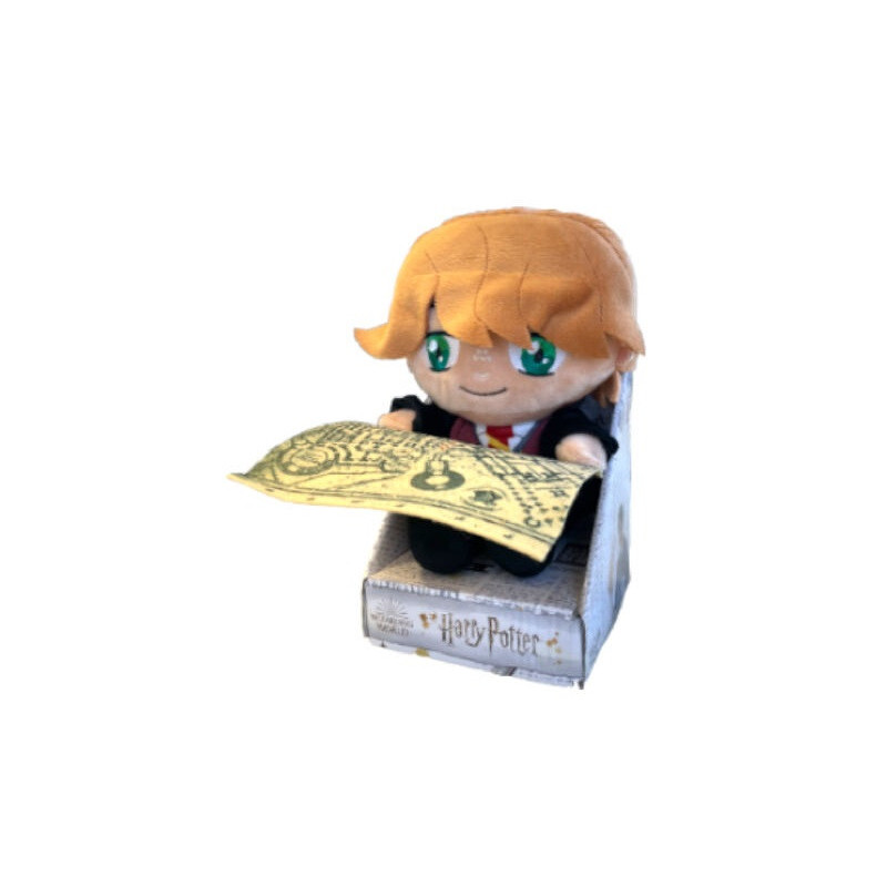 Harry Potter - Peluche 25 cm : Ron Weasley avec Carte du Maraudeur