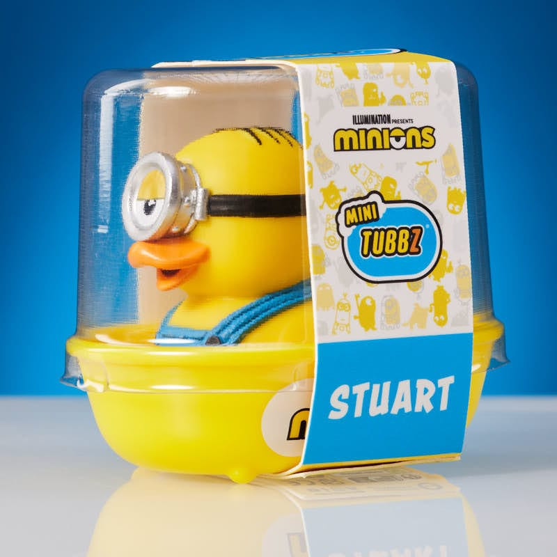 DÉCEMBRE 2024 : Minions - Figurine canard MINI TUBBZ Stuart 5 cm