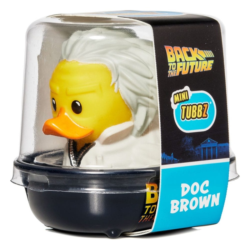 Retour Vers le Futur - Figurine canard MINI TUBBZ Doc Brown 5 cm