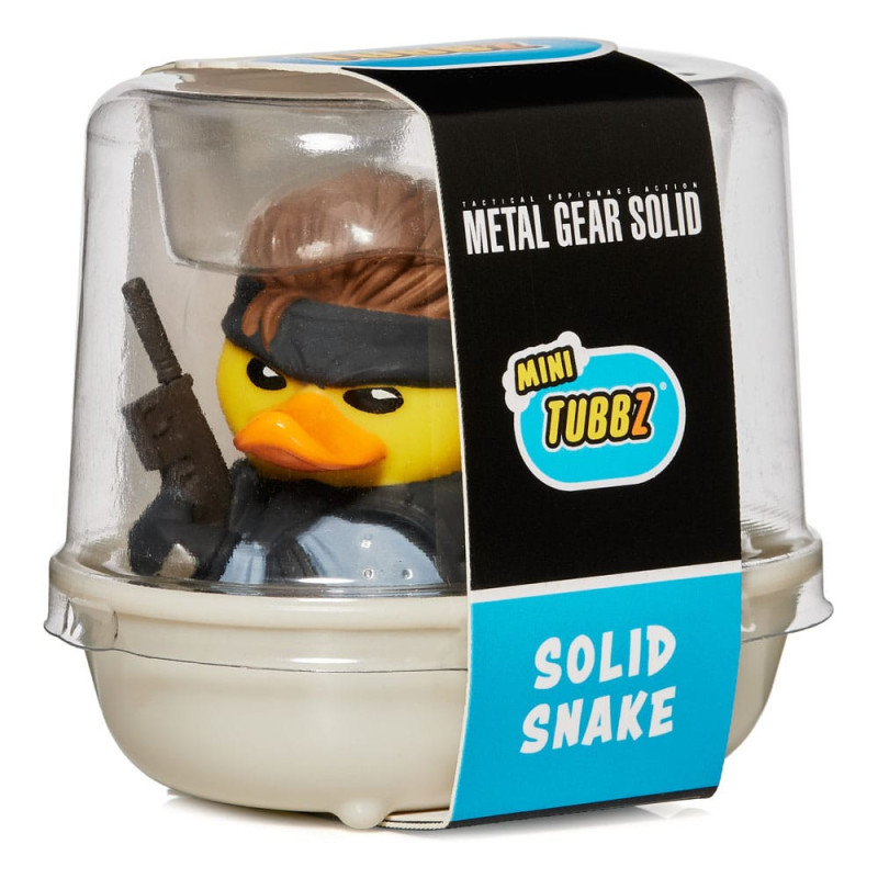 OCTOBRE 2024 : Metal Gear Solid - Figurine canard MINI TUBBZ Solid Snake 5 cm