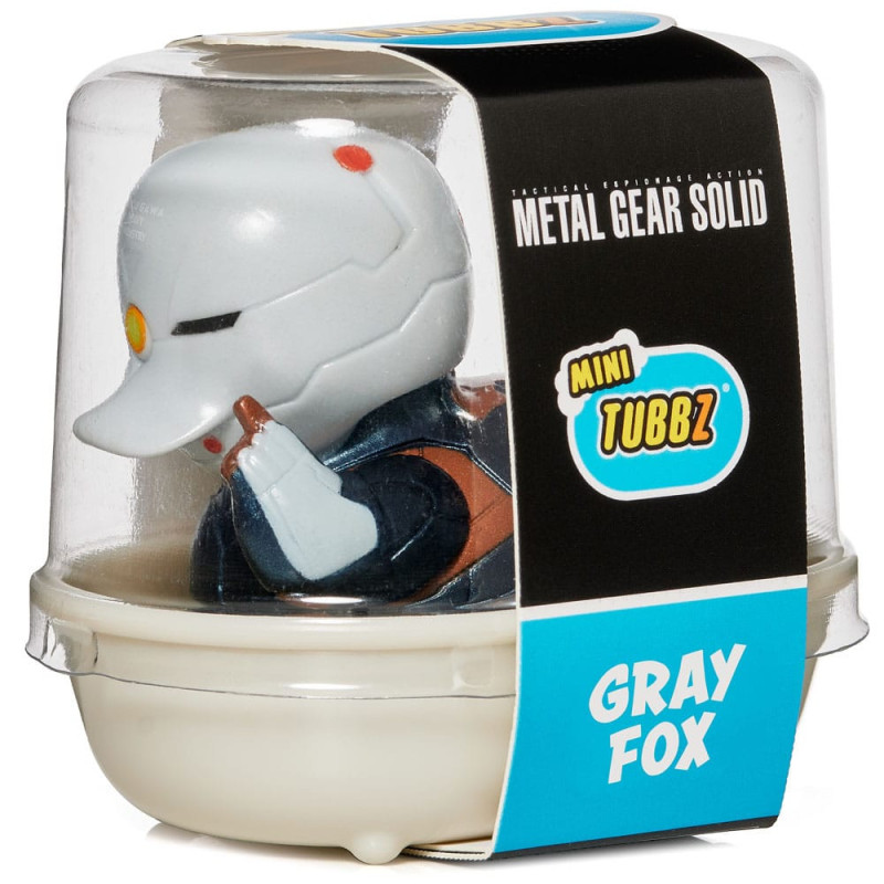 Metal Gear Solid - Figurine canard MINI TUBBZ Gray Fox 5 cm