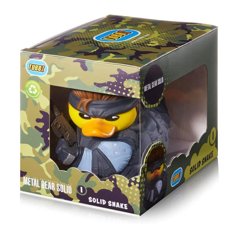 Metal Gear Solid - Figurine canard TUBBZ Solid Snake Boxed Edition 10 cm