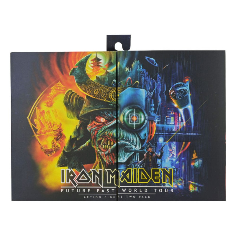 FÉVRIER 2025 : Iron Maiden - Pack 2 figurines Ultimate Future Past World Tour 18 cm