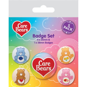 Bisounours Care Bears - set de 5 badges