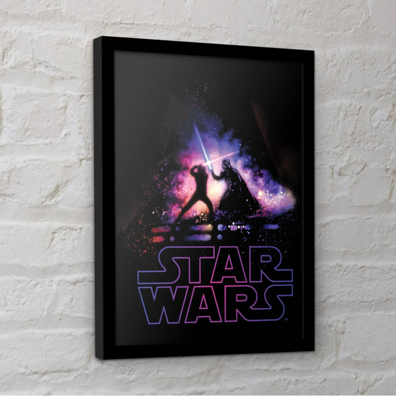 Star Wars - poster encadré Empire Strikes Back Scene (30 x 40 cm)