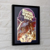 Star Wars - poster encadré Empire Strikes Back Block (30 x 40 cm)