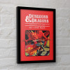 Dungeons & Dragons - poster encadré Set 1 Basic Rules (30 x 40 cm)