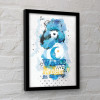 Bisounours Care Bears - poster encadré Wake Me When Its All Over (30 x 40 cm)