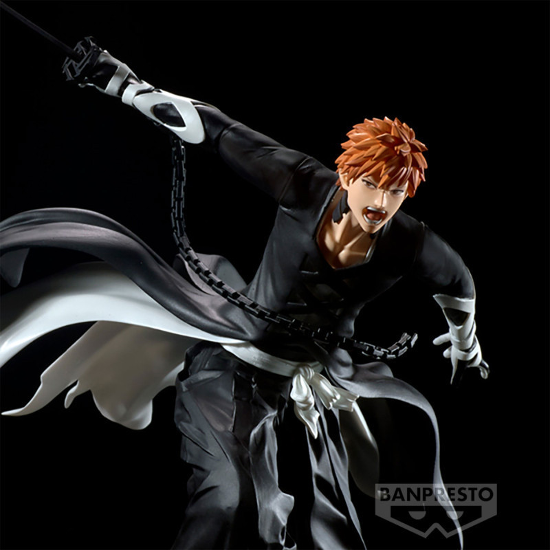 Bleach Thousand-Year Blood War - Figurine Vibration Stars Ichigo Kurosaki 12 cm BOITE OUVERTE