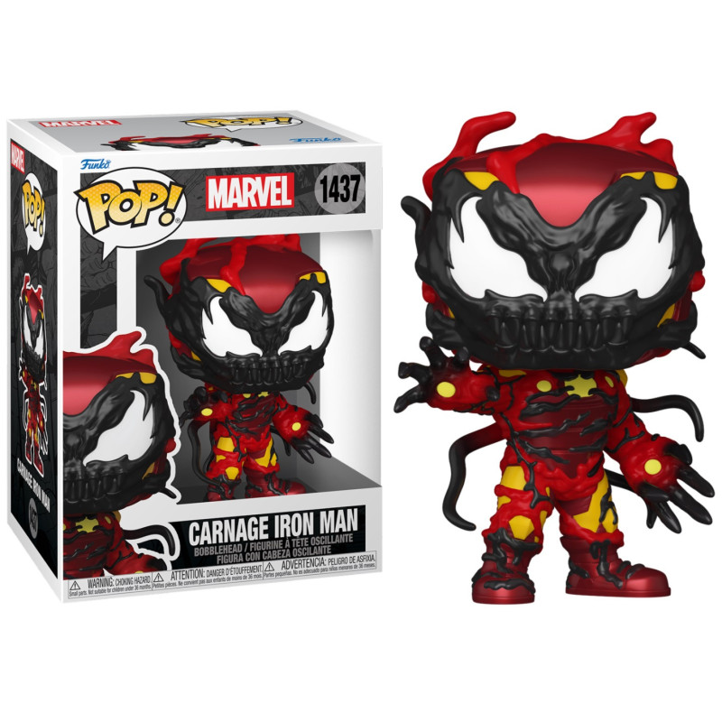 Marvel - Pop! Carnage - Carnageized Iron Man n°1437