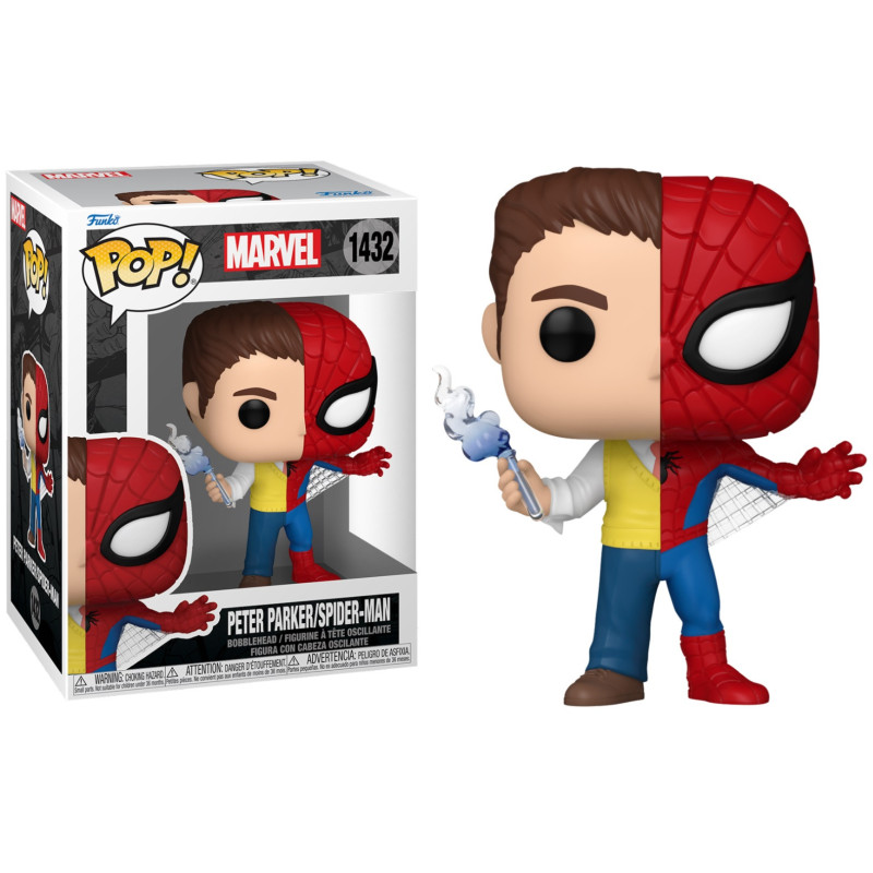 Marvel - Pop! Split - Peter Parker / Spider-Man n°1432