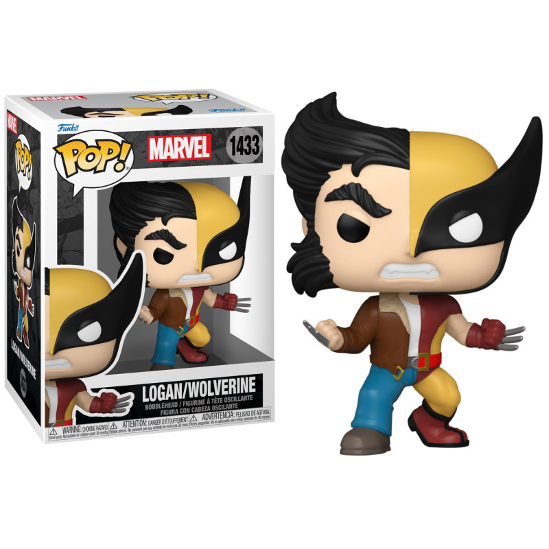 Marvel - Pop! Split - Logan / Wolverine n°1433