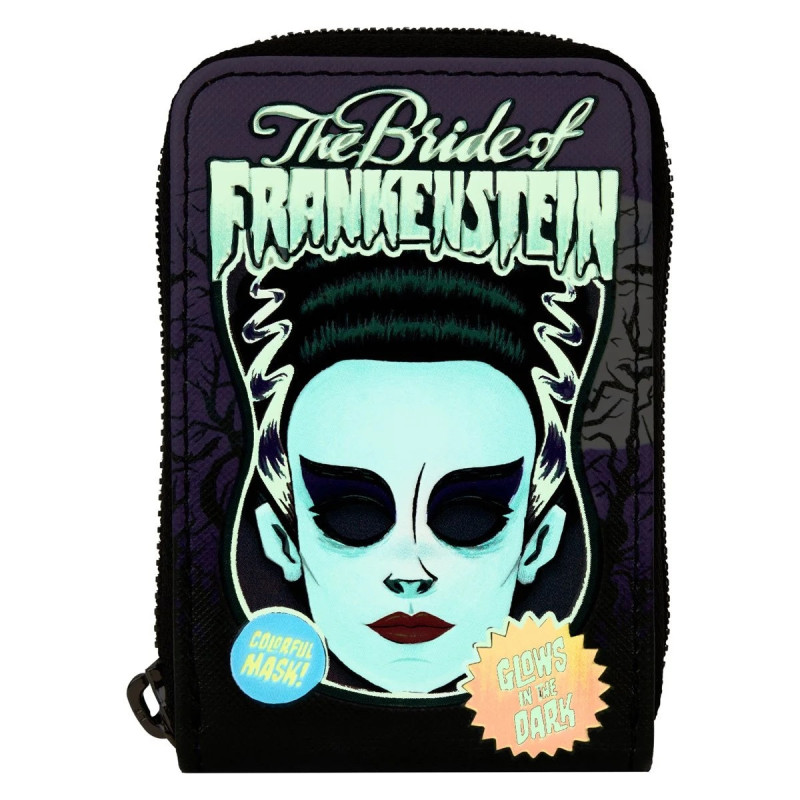 Universal Monsters - Portefeuille Bride of Frankenstein Neon Mask