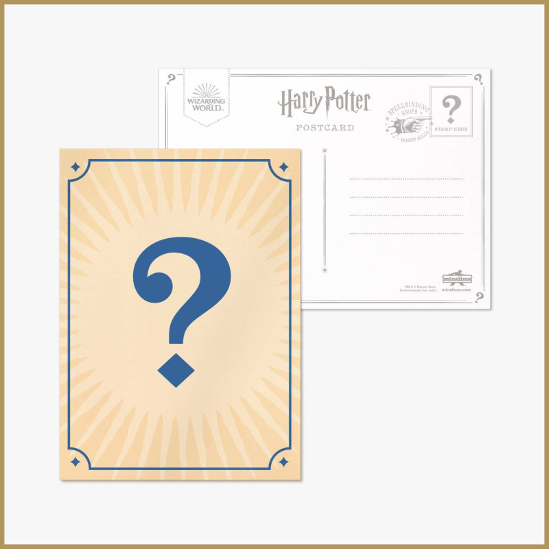 Harry Potter - Carte postale Mystery Diagon Alley 1 EXEMPLAIRE ALEATOIRE