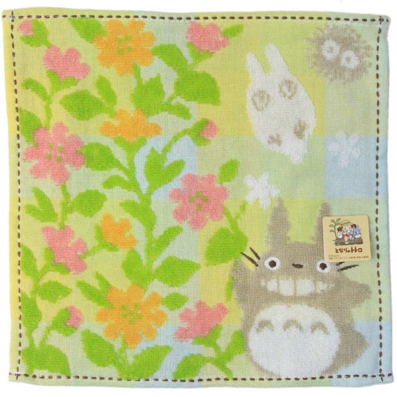 Mon voisin Totoro - Serviette Jardin de Fleurs 25 x 25 cm