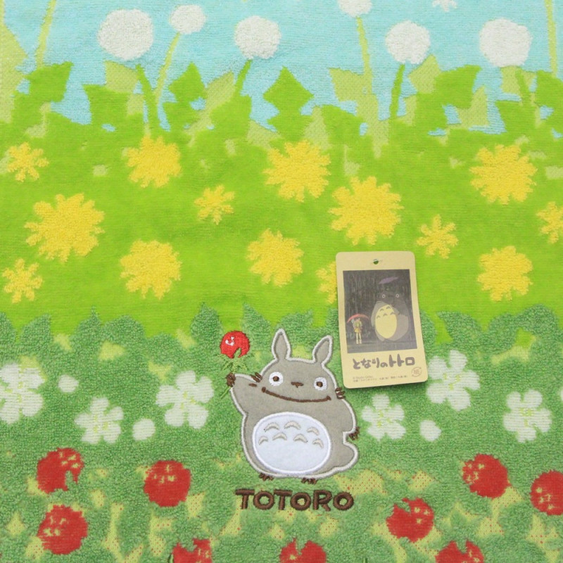 Mon voisin Totoro - Serviette torchon Fleurs & Fraises 34 x 80 cm