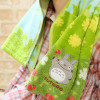 Mon voisin Totoro - Serviette torchon Fleurs & Fraises 34 x 80 cm