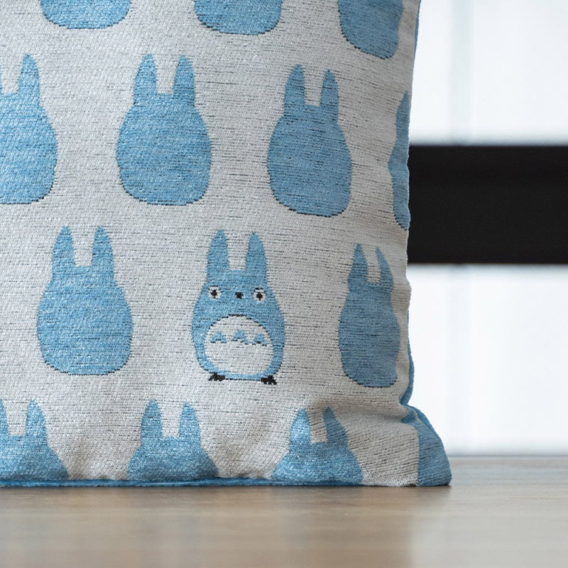 Mon voisin Totoro - Coussin Silhouette Bleu