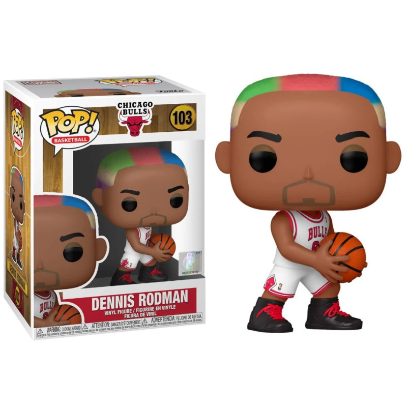 NBA - Pop! - Bulls Uniform Dennis Rodman n°103 BOITE ABIMEE