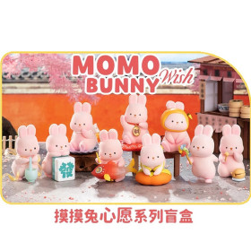 Momo Bunny - Petite figurine floquée 1 EXEMPLAIRE ALEATOIRE