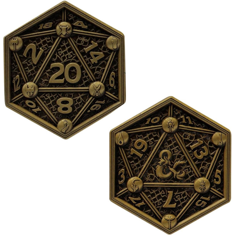 Dungeons & Dragons - Cartes de classe et pièce D20