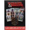 Dungeons & Dragons - Cartes de classe et pièce de collection D20