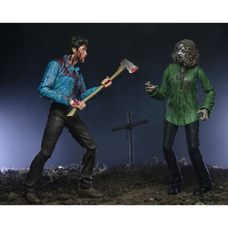 PRINTEMPS 2025 : Evil Dead - Pack 2 figurines Ultimate Bloody Ash & Cheryl Williams 18 cm