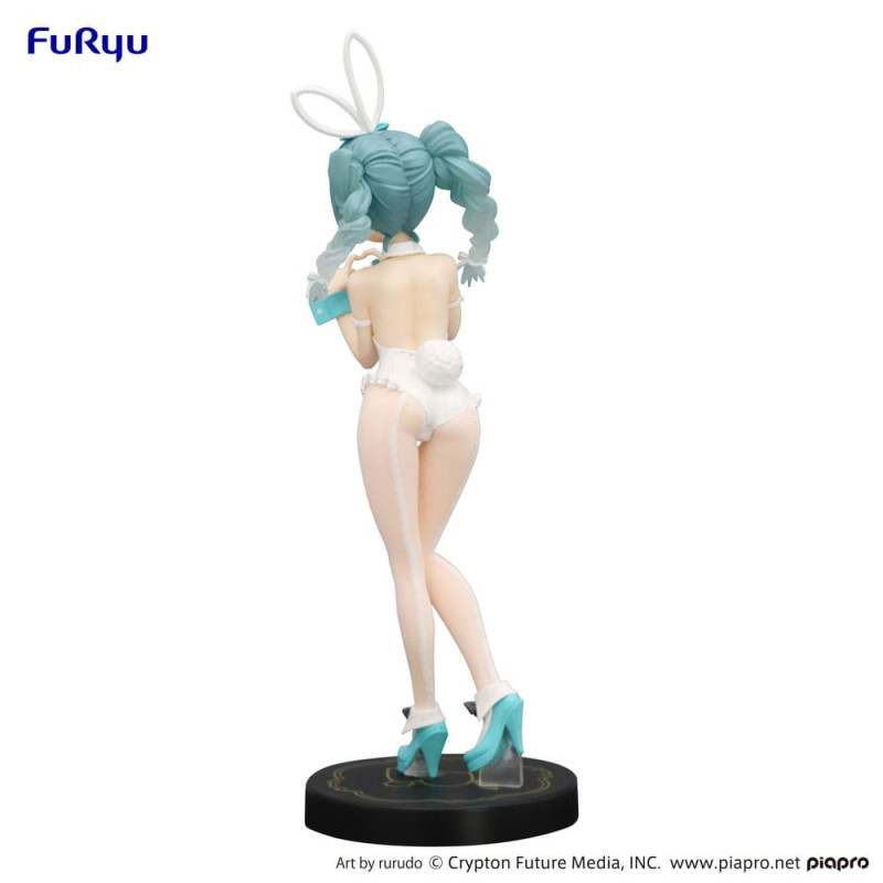 AVRIL 2025 : Hatsune Miku - Figurine BiCute Bunnies Miku Rurudo White Color Ver. 27 cm