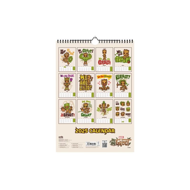 Marvel - Calendrier A3 2025 We Are Groot