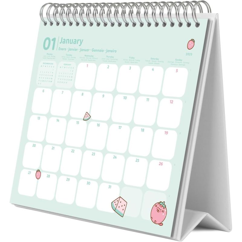 Pusheen - Calendrier de bureau 2025