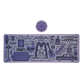 Friends - Tapis de bureau XL + sous-verre